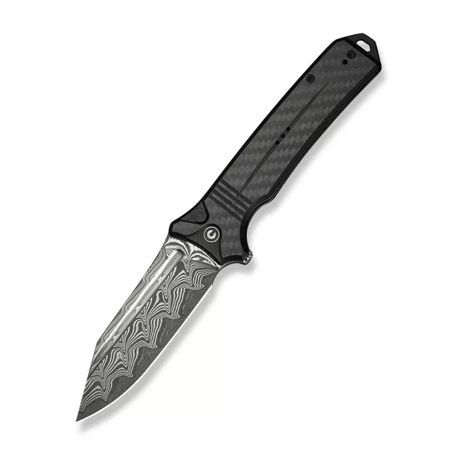 Нож складной туристический Civivi Neurohaptic, (9.5 см) Damascus / Carbon Fiber &amp; G10