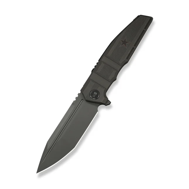 Ніж складаний туристичний Weknife Breach (9.8 см) Bohler M390 / Titanium вугільно-сірий