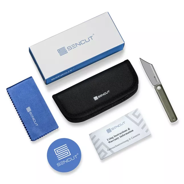 Ніж складаний кишеньковий Sencut Bocll, (7.5 см) D2 / G10 чорний — Photo 6