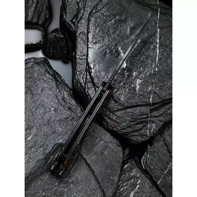 Ніж складаний кишеньковий Civivi Elementum, (7.5 см) Damascus / Carbon Fiber чорний — Photo 9