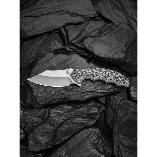 Ніж складаний туристичний Civivi Pentad (8.8 см) Nitro-V / Micarta чорний/білий — Photo 8