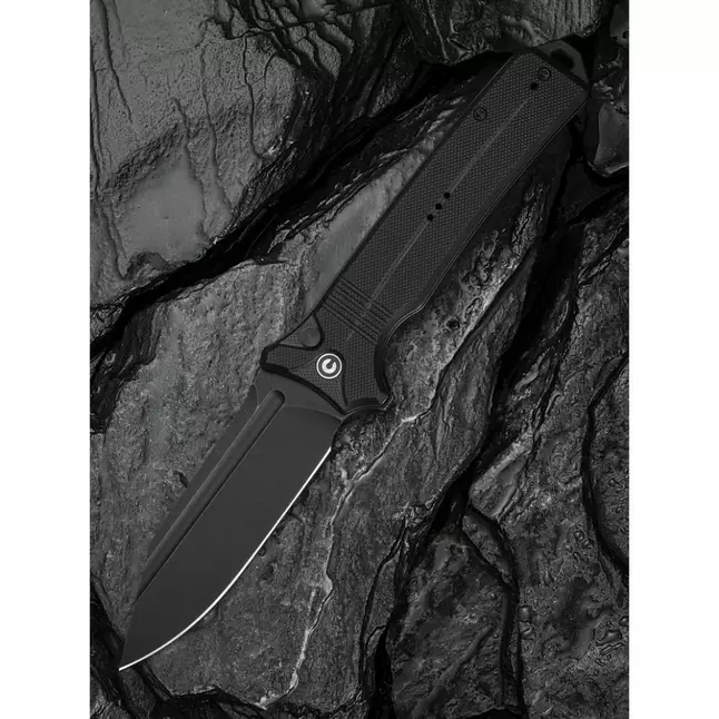 Ніж складаний туристичний Civivi Neurohaptic, (9.5 см) Nitro-V / G10 чорний — Photo 9
