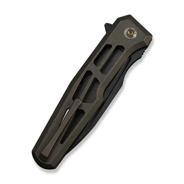 Ніж складаний туристичний Weknife Dressytak (8.6 см) Bohler M390 / Titanium бронзовий — Photo 4