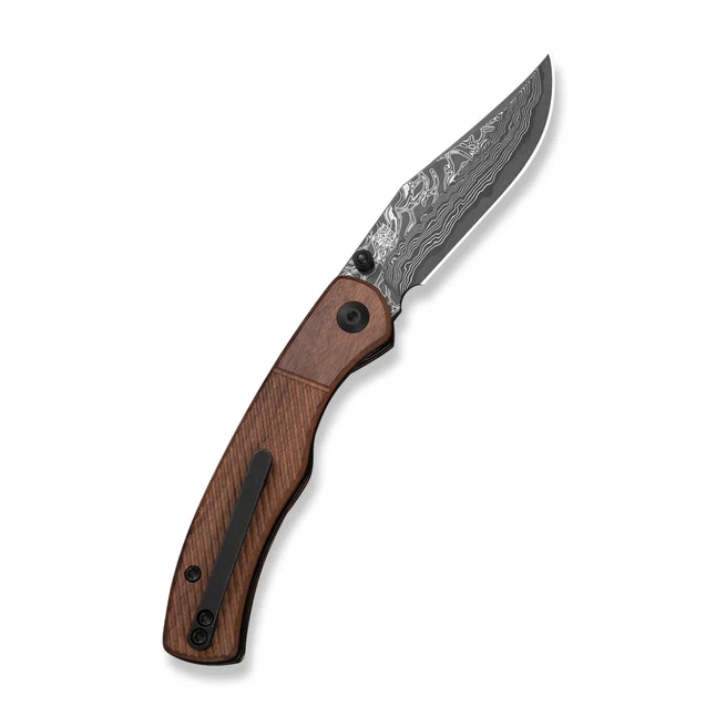 Ніж складаний кишеньковий Civivi Clingman (7.6 см) Damascus / Guibourtia Wood дерево — Photo 1