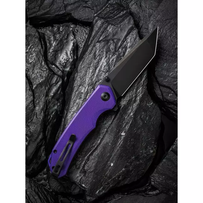 Ніж складаний туристичний Civivi Brazen, (8.8 см) D2 / G10 фіолетовий — Photo 8