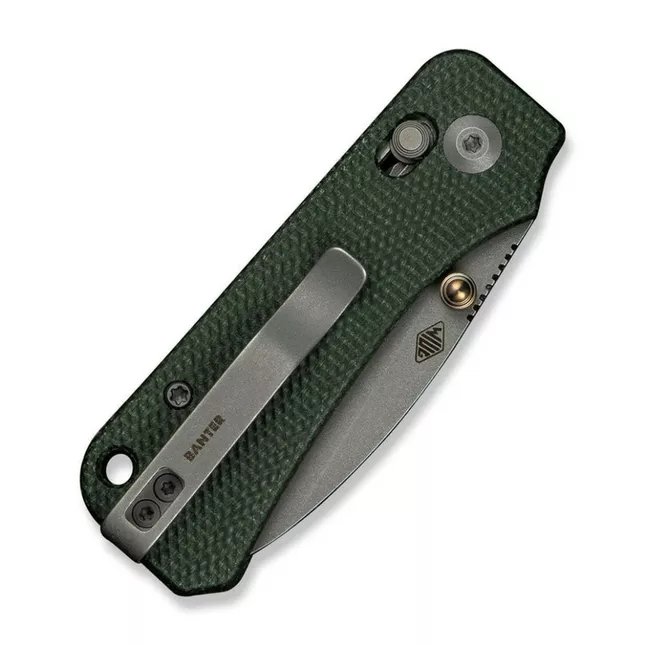 Ніж складаний кишеньковий Civivi Baby Banter 2, (5.9 см) Nitro-V / Micarta темно-зелений — Photo 5