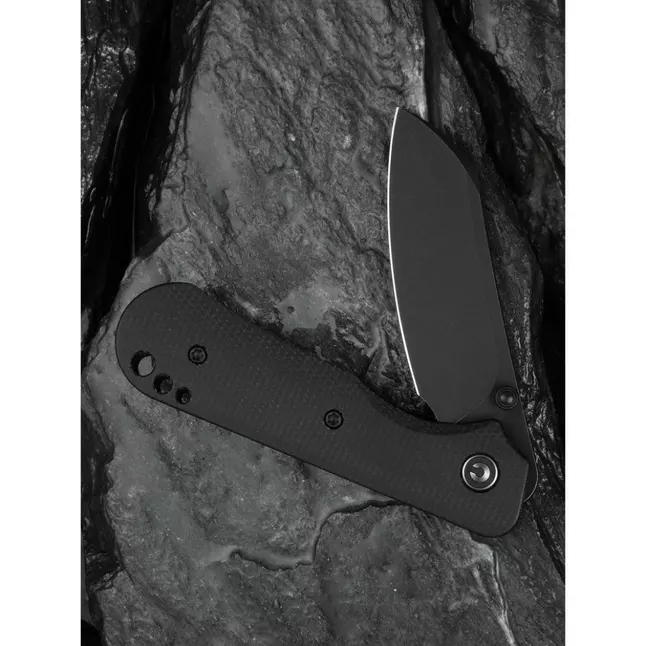 Ніж складаний кишеньковий Civivi Crabby, (6.9 см) 14C28N / Micarta чорний — Photo 11