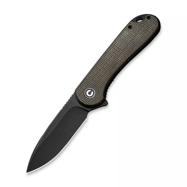 Нож складной карманный Civivi Elementum, (7.5 см) D2 / Micarta темно-зеленый