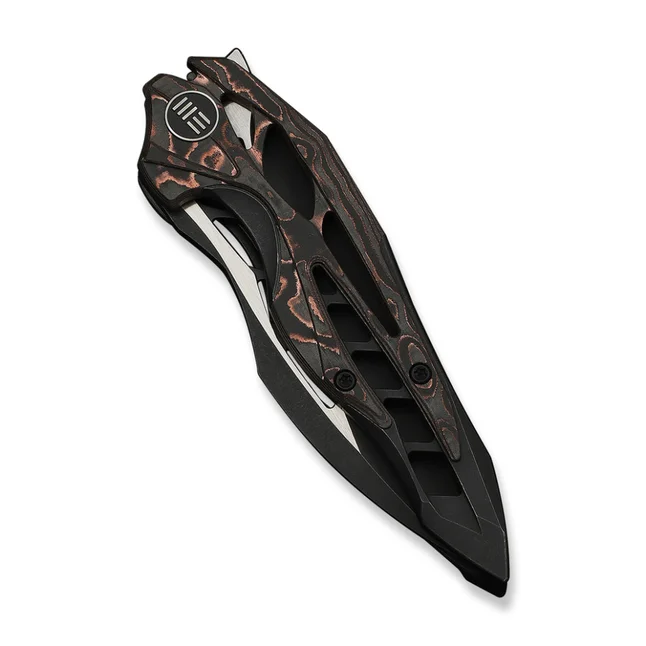 Нож складной туристический Weknife Arrakis (8.8 см) Vanax / Titanium черный — Photo 3