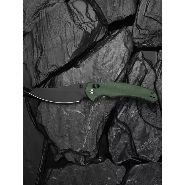 Ніж складаний туристичний Civivi Sixgill, (8.7 см) Nitro-V / Micarta темно-зелений — Photo 16