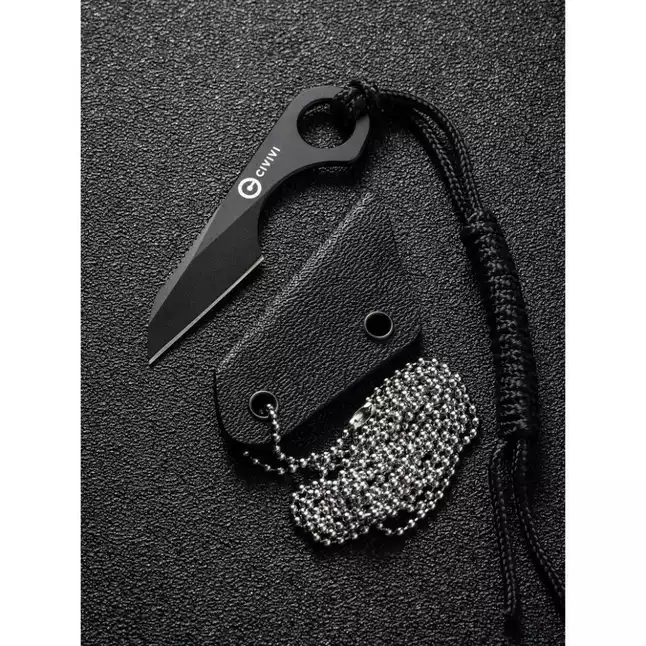 Ніж фіксований тактичний Civivi Gramis, (2.6 см) 14C28N чорний — Photo 10