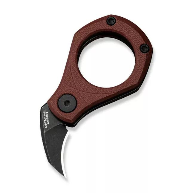 Ніж складаний кишеньковий Civivi Pyrus, (1.6 см) 14C28N / G10 темно-червоний