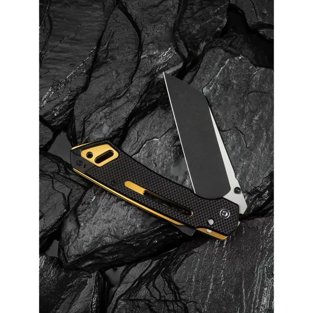 Ніж складаний тактичний Civivi Buster FG, (10.7 см) Nitro-V / G10 чорно-золотий — Photo 11