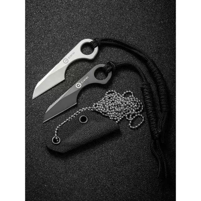 Ніж фіксований тактичний Civivi Gramis, (2.6 см) 14C28N чорний — Photo 20
