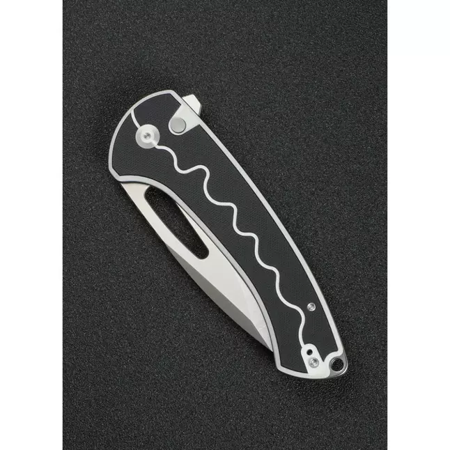Нож складной туристический Sencut Squiggy, (9.9 см) 9Cr18MoV / G10 черно-белый — Photo 10