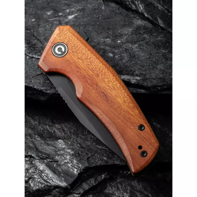 Ніж складаний кишеньковий Civivi Regulatron, (7.6 см) Nitro-V / Guibourtia Wood — Photo 12