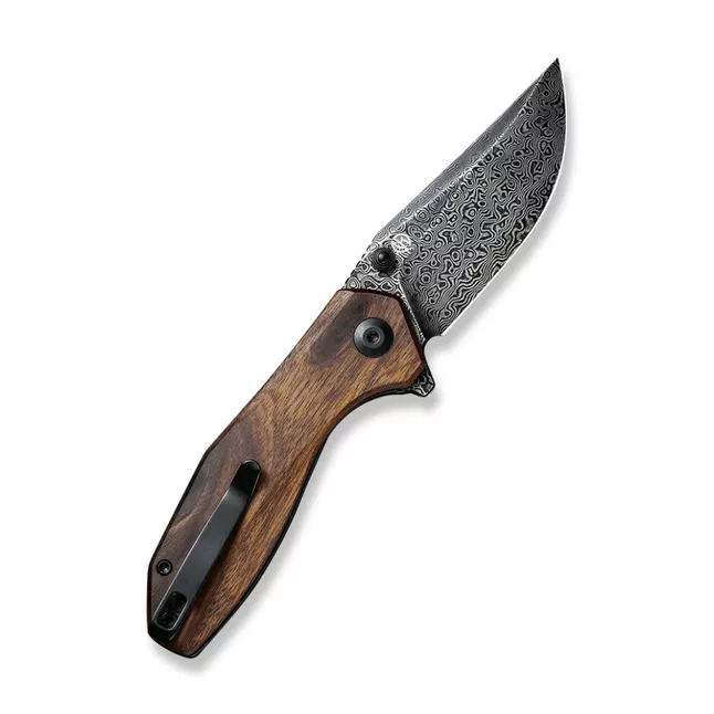 Ніж складаний кишеньковий Civivi ODD 22, (7.5 см) Damascus / Guibourtia Wood — Photo 1