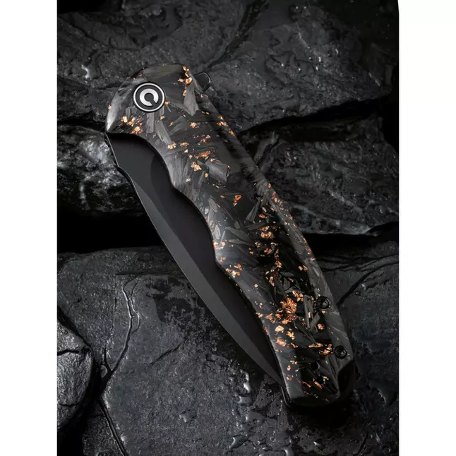 Ніж складаний туристичний Civivi Praxis, (9.5 см) 9Cr18MoV / Carbon Fiber &amp; Resin — Photo 13