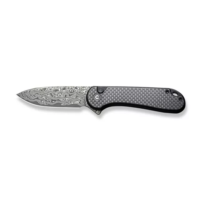 Ніж складаний кишеньковий Civivi Elementum II, (7.5 см) Damascus / Carbon Fiber &amp; G10 — Photo 7