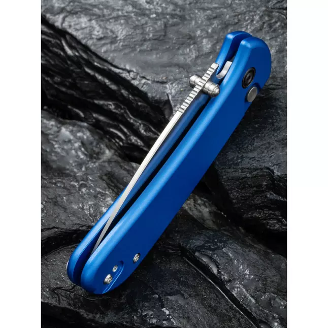 Ніж складаний кишеньковий Civivi Qubit, (7.6 см) 14C28N / Aluminum синій — Photo 14