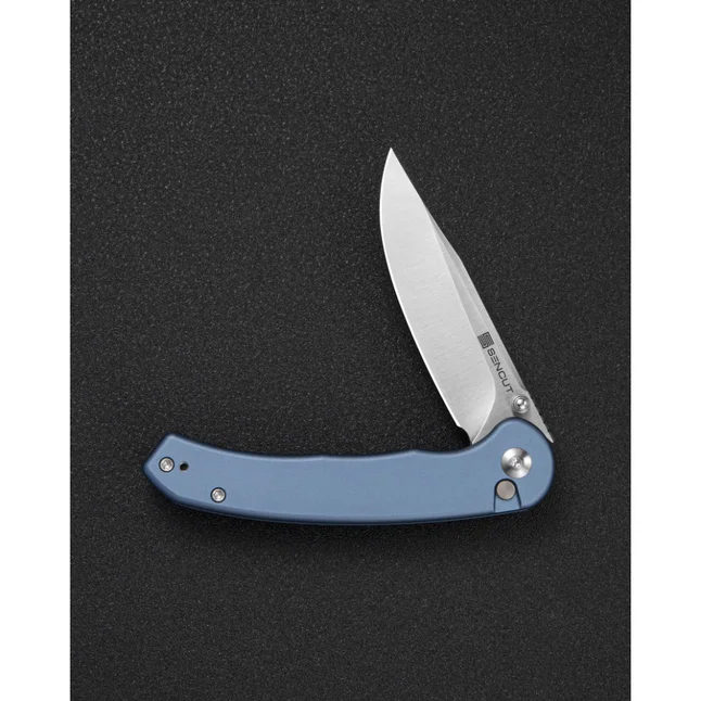 Нож складной туристический Sencut Ingot (8.2 см) D2 / Aluminum синий — Photo 7