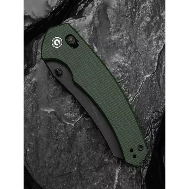 Ніж складаний туристичний Civivi Sixgill, (8.7 см) Nitro-V / Micarta темно-зелений — Photo 12