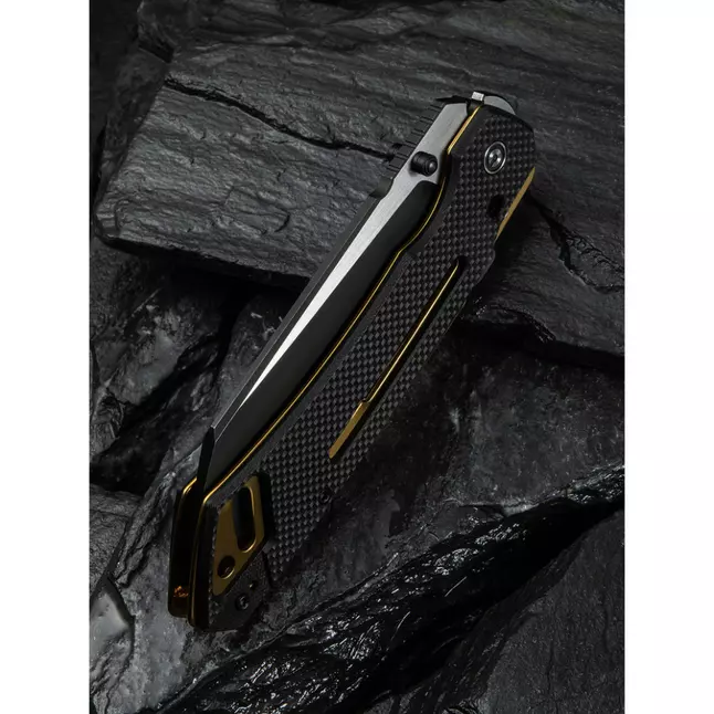 Ніж складаний тактичний Civivi Buster FG, (10.7 см) Nitro-V / G10 чорно-золотий — Photo 14