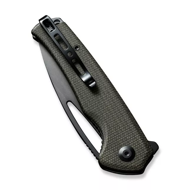 Ніж складаний туристичний Sencut Mims, (8.8 см) 9Cr18MoV / Micarta темно-зелений — Photo 4