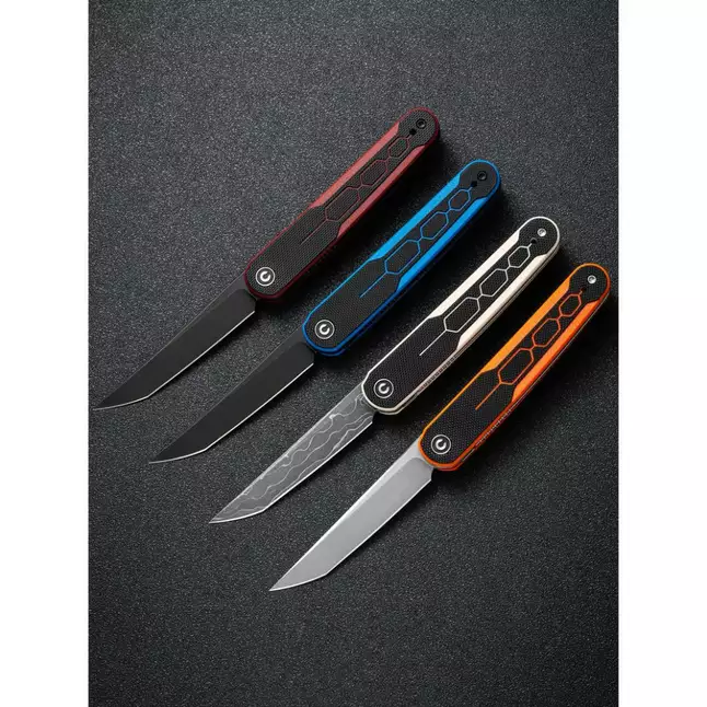 Ніж складаний кишеньковий Civivi KwaiQ , (7.6 см) Nitro-V / G10 чорно-помаранчевий — Photo 18