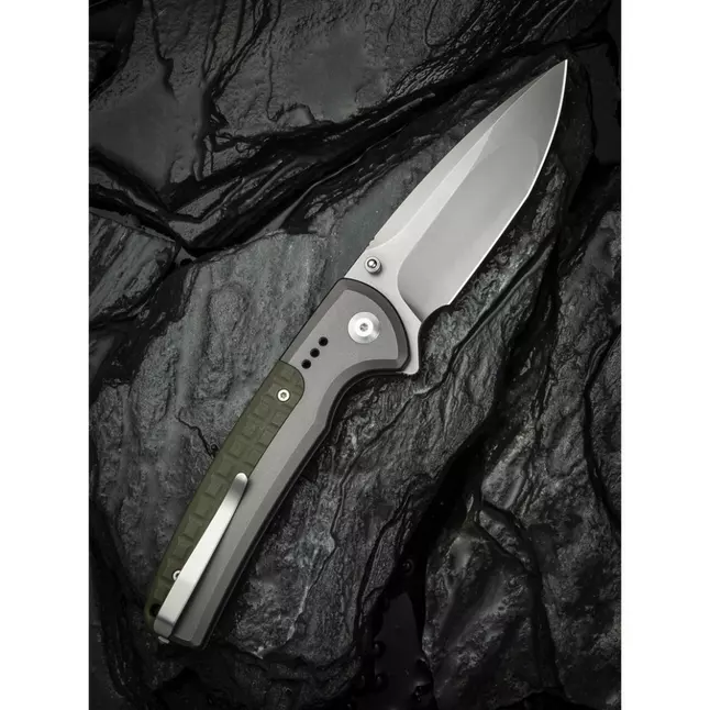 Ніж складаний туристичний Civivi Sentinel Strike II, (9.4 см) Nitro-V / Aluminum &amp; FRN темно-зелений — Photo 10