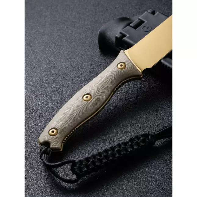 Ніж фіксований тактичний Civivi Stormridge, (10 см) Nitro-V / G10 пісочний — Photo 13