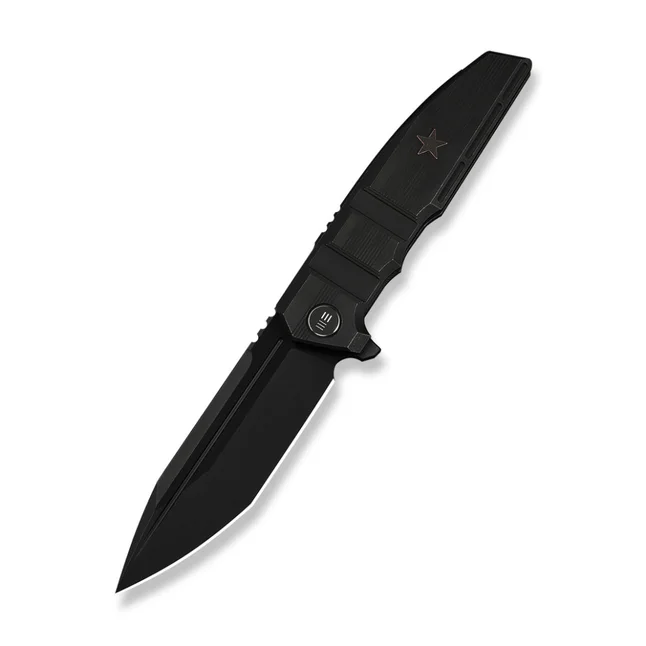 Ніж складаний туристичний Weknife Breach (9.8 см) Bohler M390 / Titanium чорний