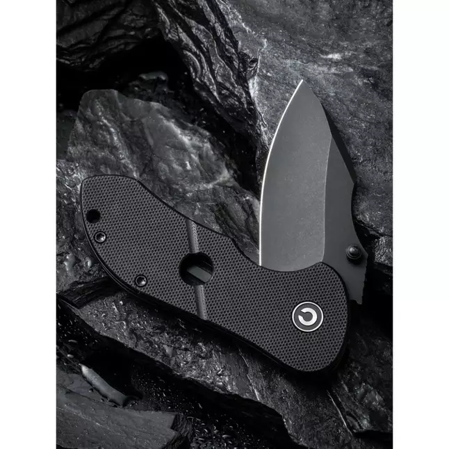 Ніж складаний кишеньковий Civivi Gordo, (6.4 см) D2 / G10 чорний — Photo 11