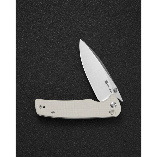 Ніж складаний туристичний Sencut Sachse (8.8 см) 9Cr18MoV / G10 айворі — Photo 7
