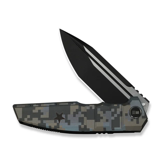 Ніж складаний туристичний Weknife Breach (9.8 см) Bohler M390 / Titanium піксель — Photo 2