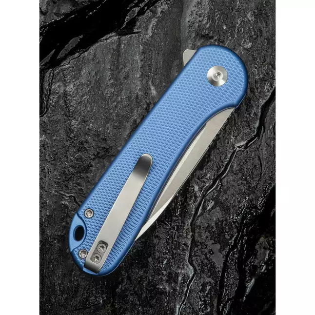 Нож складной карманный Civivi Elementum II, (7.5 см) Nitro-V / Aluminum синий — Photo 13