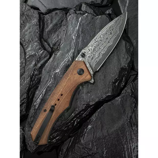 Ніж складаний туристичний Civivi Photonix, (9.4 см) Damascus / Guibourtia Wood — Photo 10