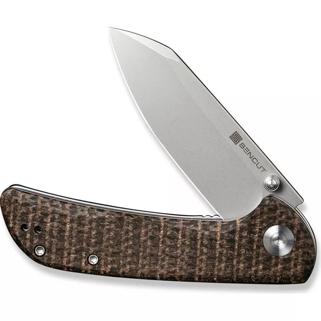 Ніж складаний кишеньковий Sencut Fritch, (7.6 см) 9Cr18MoV / Micarta коричневий — Photo 6