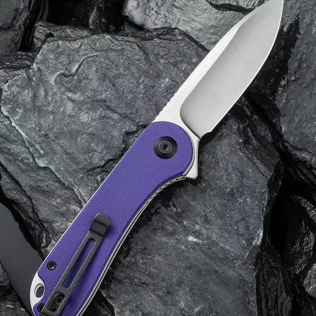 Ніж складаний кишеньковий Civivi Elementum, (7.5 см) D2 / G10 фіолетовий — Photo 1
