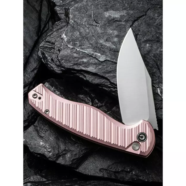 Ніж складаний туристичний Civivi Stormhowl, (8.4 см) Nitro-V / Aluminum рожевий — Photo 11