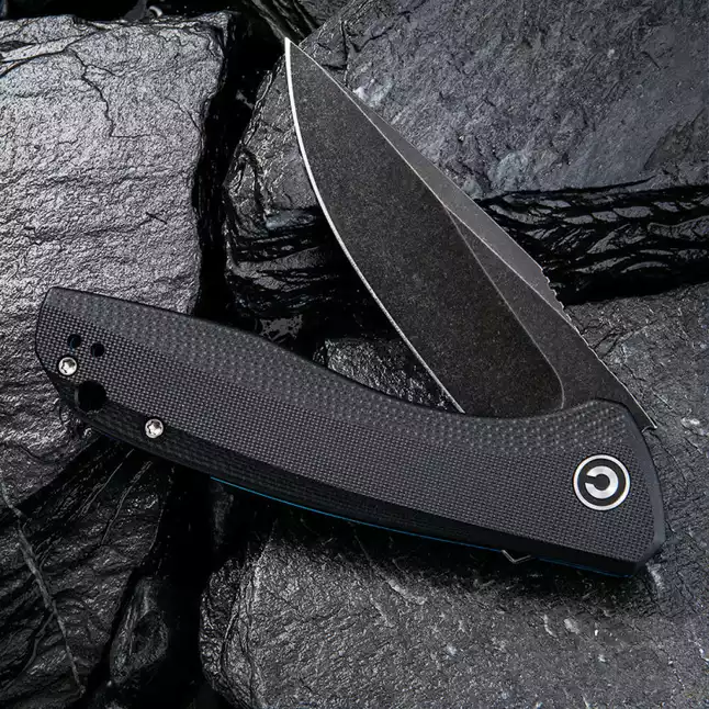 Ніж складаний туристичний Civivi Baklash, (8.9 см) 9Cr18MoV / G10 чорний — Photo 2