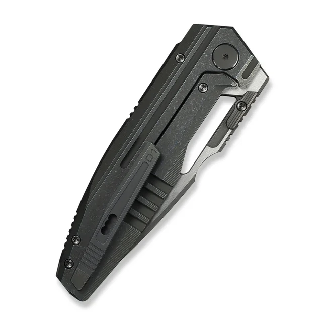 Нож складной туристический Weknife Reveille (9.7 см) Bohler M390 / Titanium оливково-серый — Photo 4