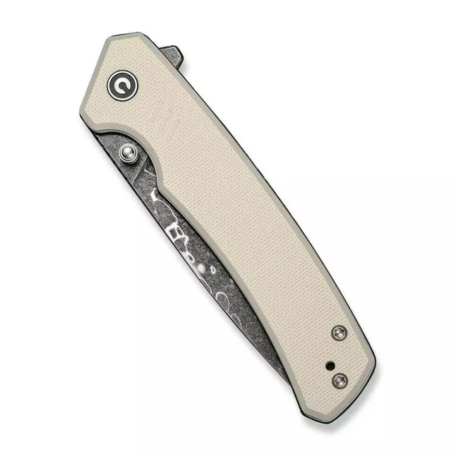 Ніж складаний туристичний Civivi Merit, (8.3 см) Damascus / G10 сірий — Photo 4