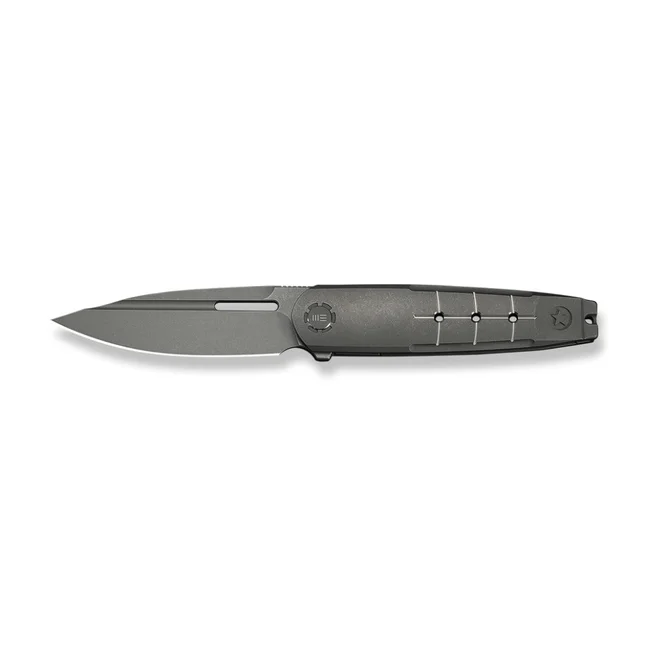 Нож складной туристический Weknife Hull (9.9 см) Bohler M390 / Titanium серый — Photo 7
