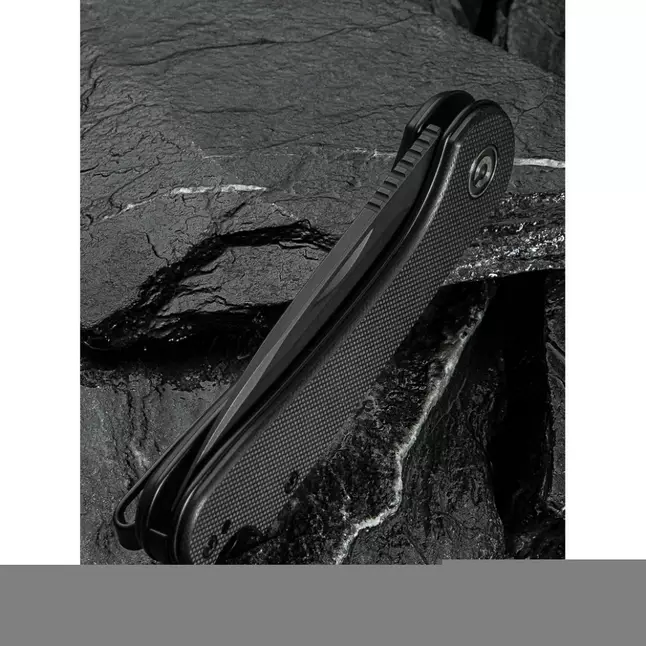Ніж складаний кишеньковий Civivi Elementum Slip Joint, (7.5 см) 14C28N / G10 чорний — Photo 14