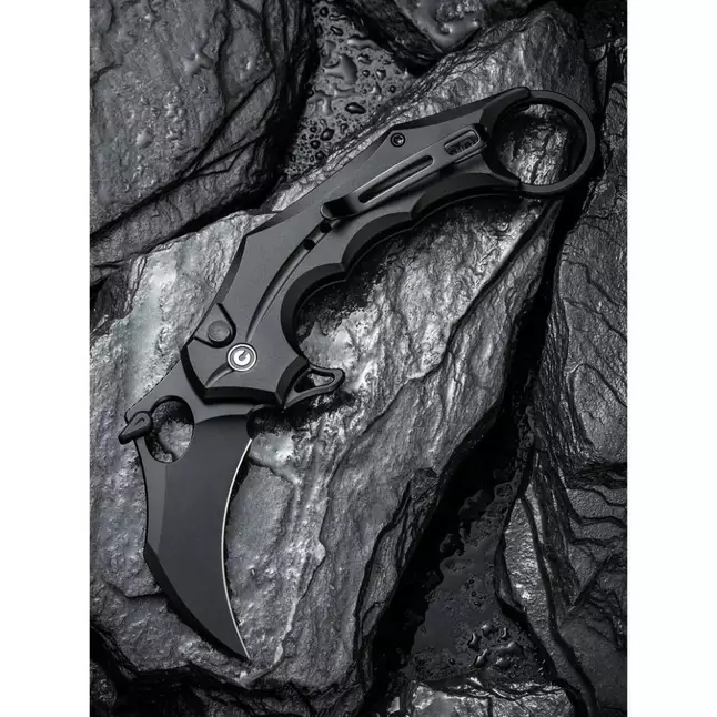 Ніж складаний кишеньковий Civivi Incisor II, (5.1 см) Nitro-V / Aluminum чорний — Photo 8