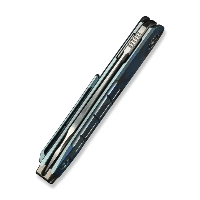 Ніж складаний туристичний Weknife Hull (9.9 см) Bohler M390 / Titanium синій — Photo 5