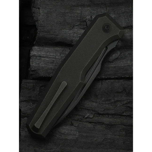 Ніж складаний туристичний Weknife Dressytak (8.6 см) Bohler M390 / Titanium чорний — Photo 10
