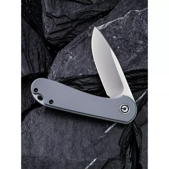 Ніж складаний кишеньковий Civivi Elementum, (7.5 см) D2 / G10 сірий — Photo 9