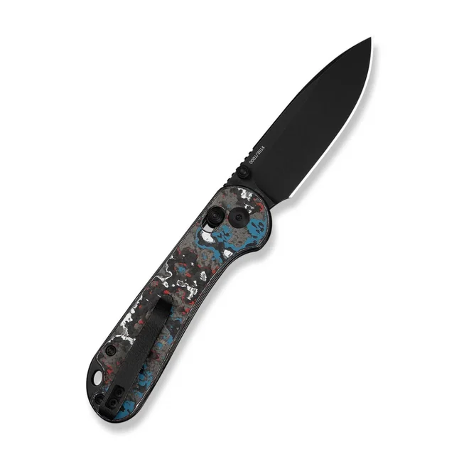 Ніж складаний кишеньковий Civivi Elementum (Crossbar Lock), (7.51 см) CPM S35VN / Nebula FatCarbon Fiber чорний/червоний/синій/білий — Photo 1